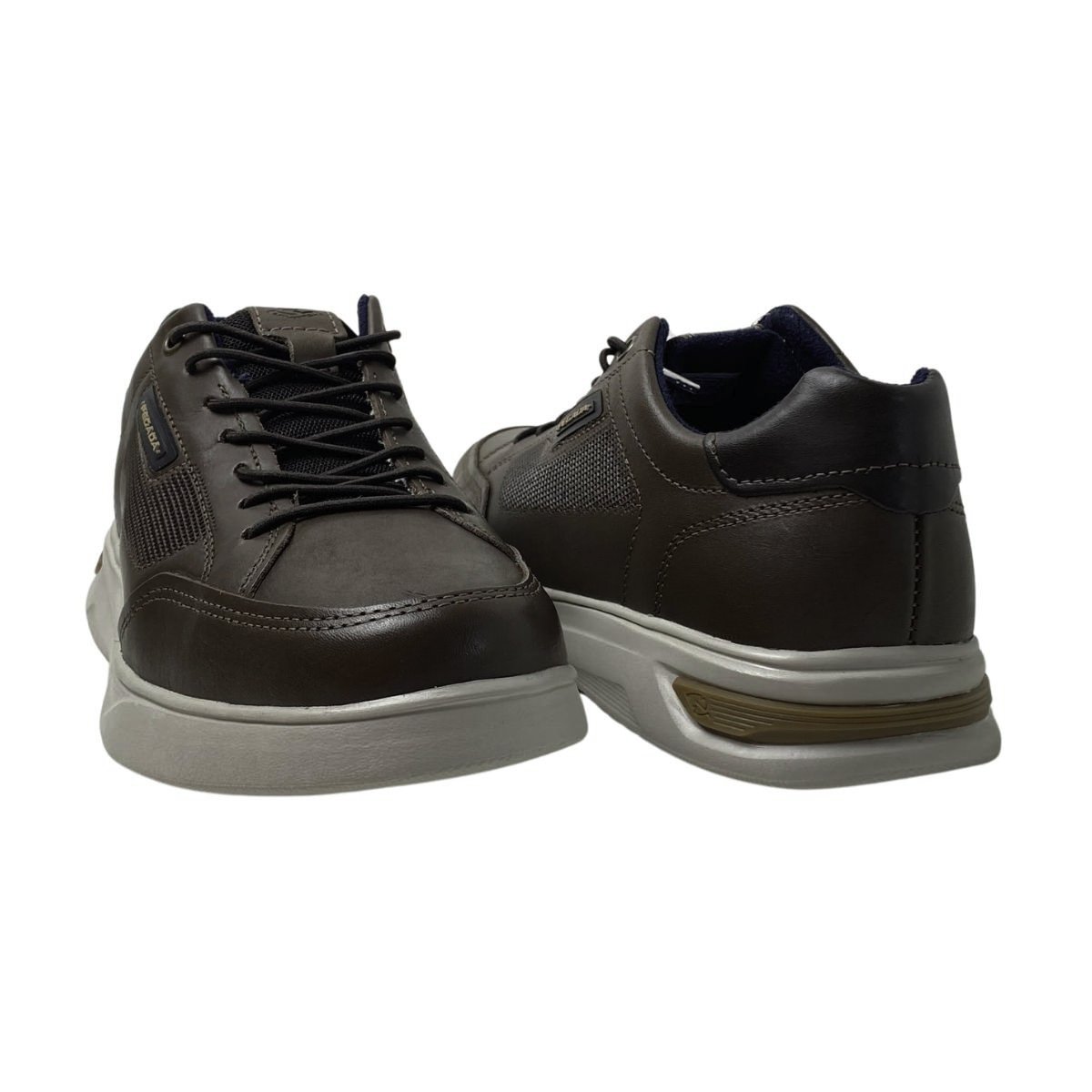 Sapatênis Couro Pegada Masculino 112403 Marrom Marrom 5