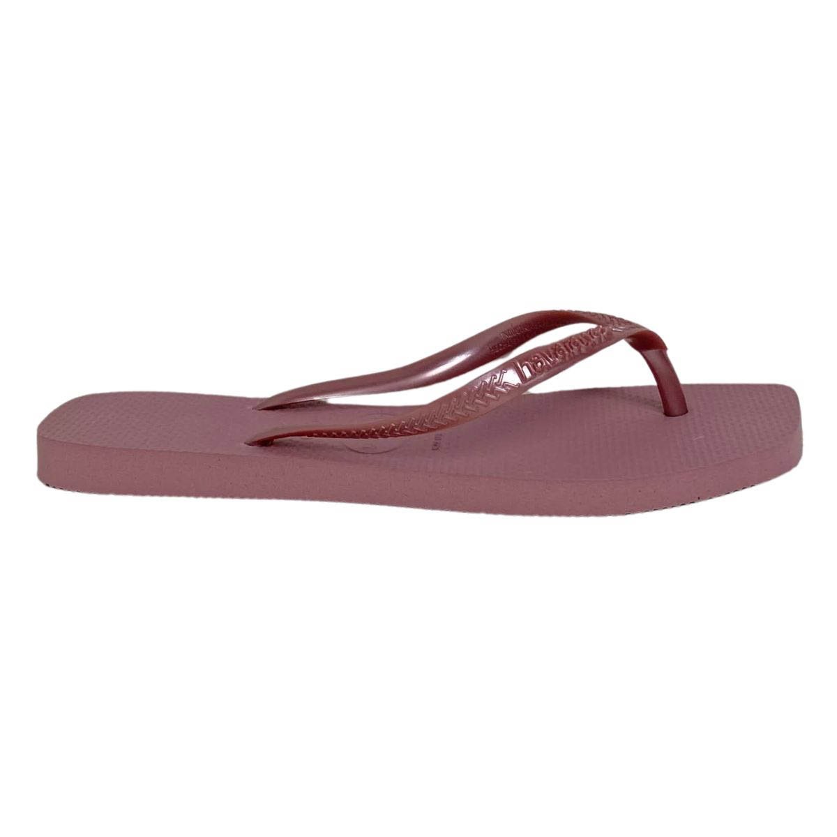 Chinelo Havaianas Slim Square Feminino 4148301 Rose