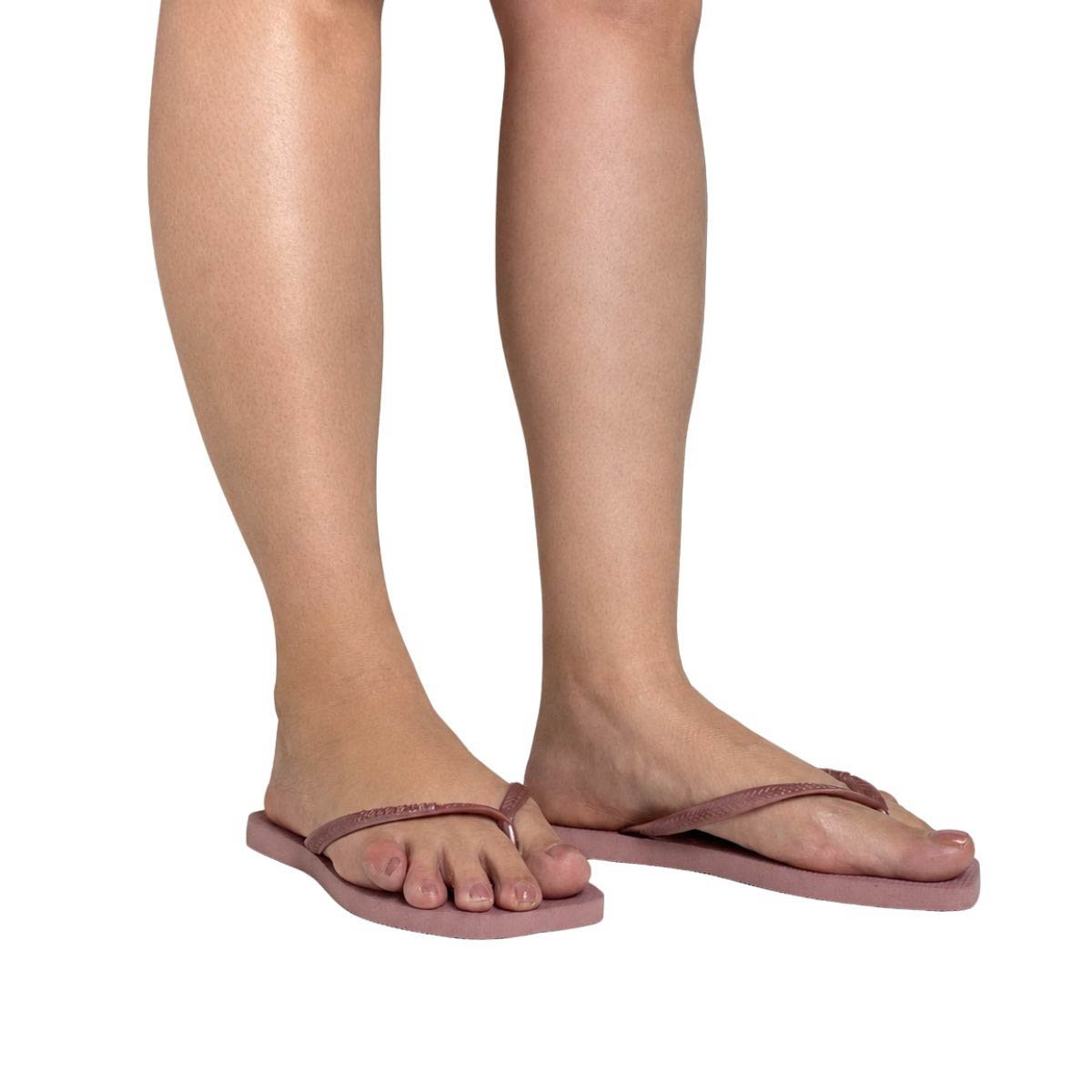 Chinelo Havaianas Slim Square Feminino 4148301 Rose Rosé 2
