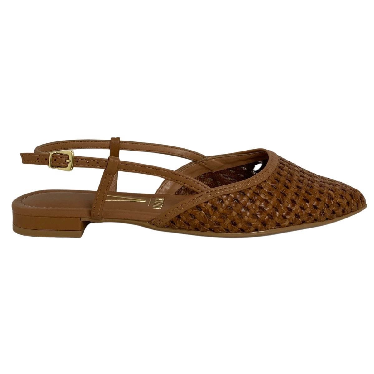 Sapatilha Slingback Vizzano Feminina 12061025 Caramelo