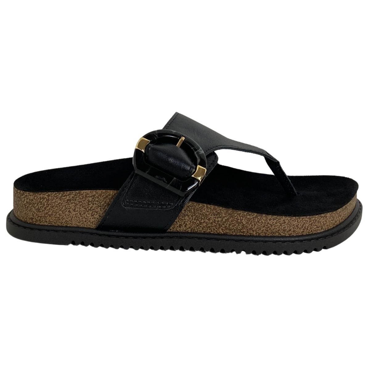 Papete Beira Rio Feminina 8524119 Preta