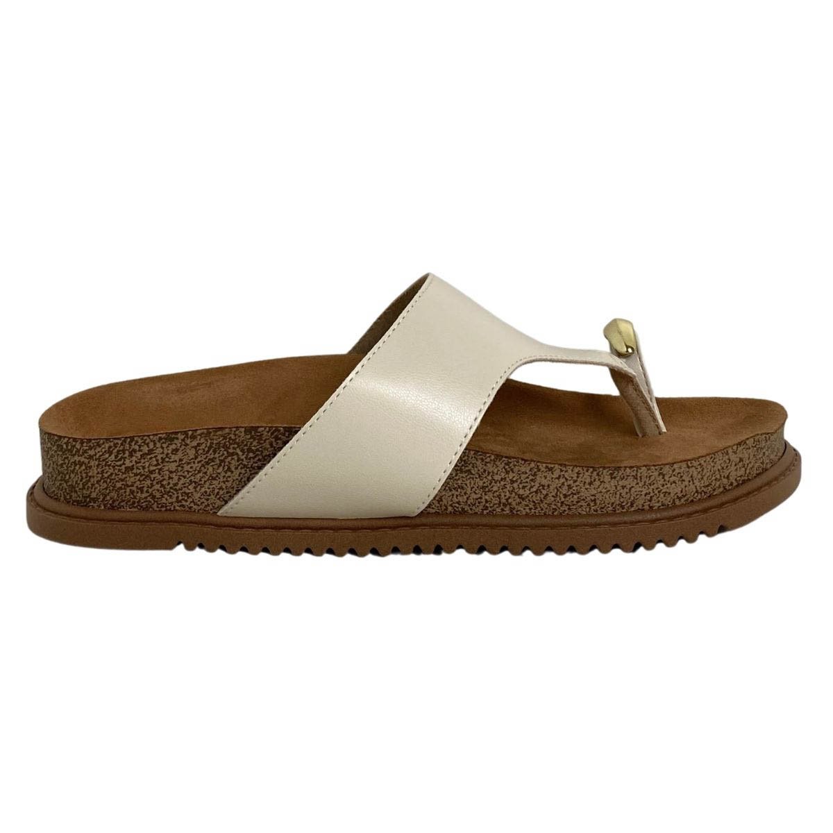 Papete Beira Rio Feminina 8524116 Off White Off White 4