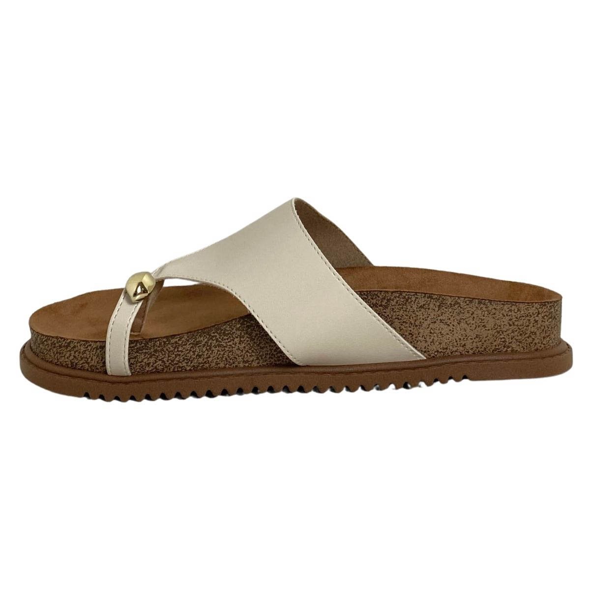 Papete Beira Rio Feminina 8524116 Off White Off White 6
