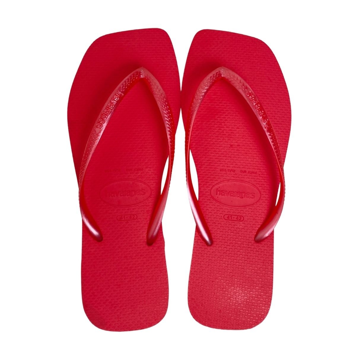 Chinelo Havaianas Slim Square Feminino 4148301 Coral Coral 4