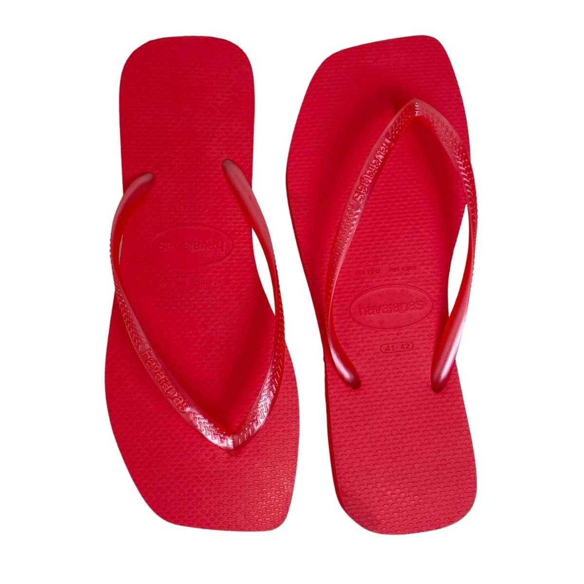 Chinelo Havaianas Slim Square Feminino 4148301 Coral Coral 5