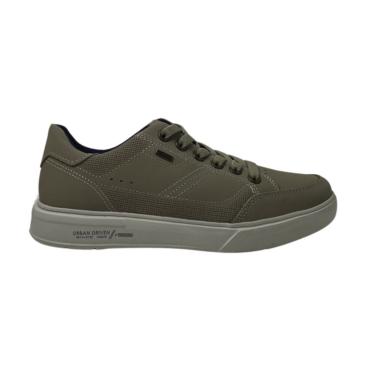Sapatênis Couro Pegada Masculino 111909 Bege