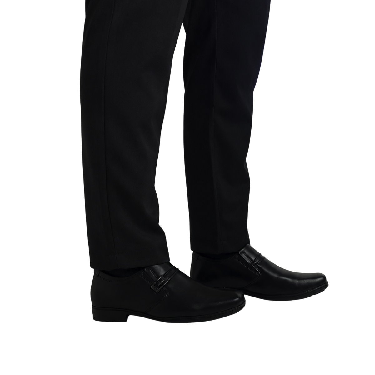 Sapato Social Couro Pegada Masculino 122331 Preto Preto 2