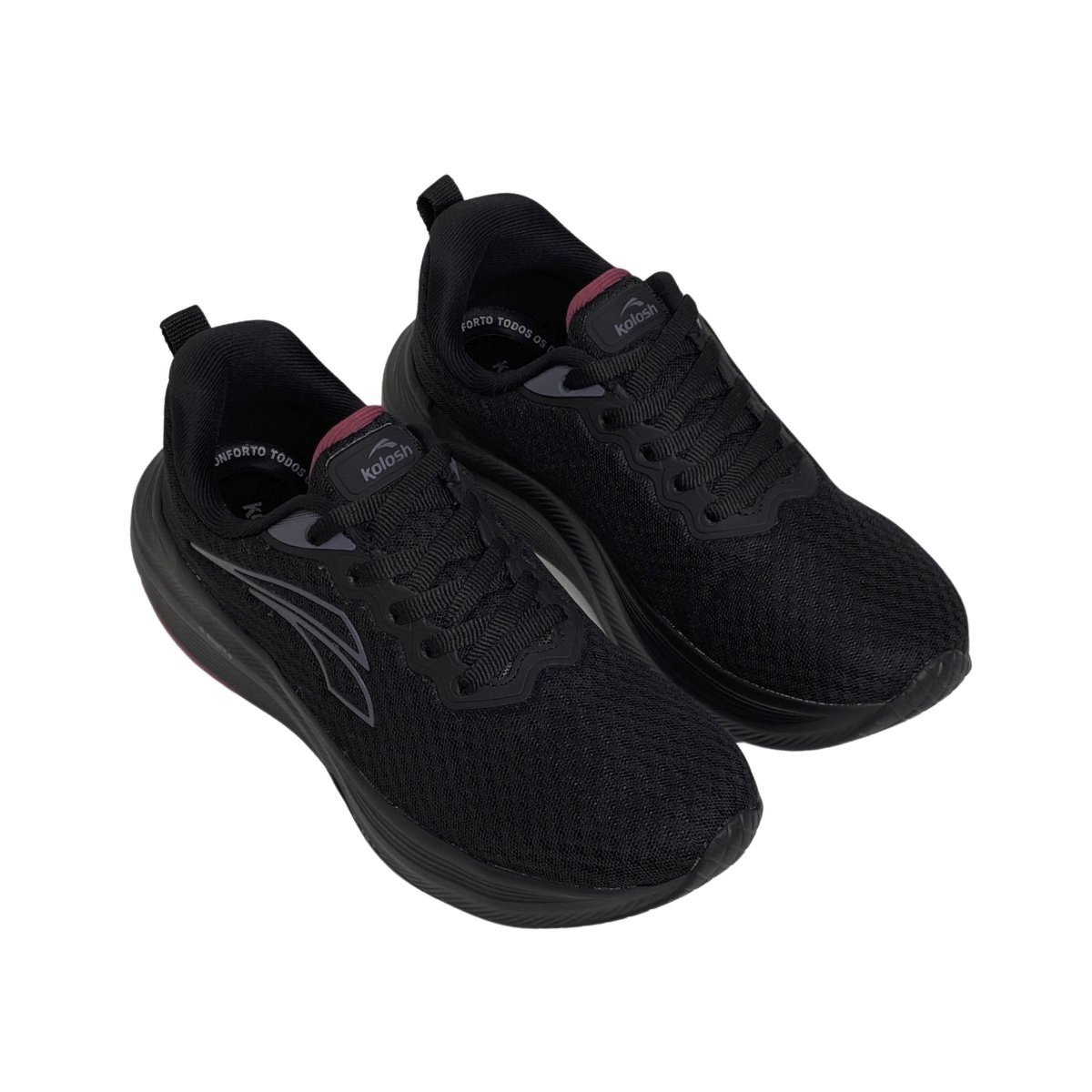 Tênis Explorer Kolosh Feminino E0206 Preto Preto 4