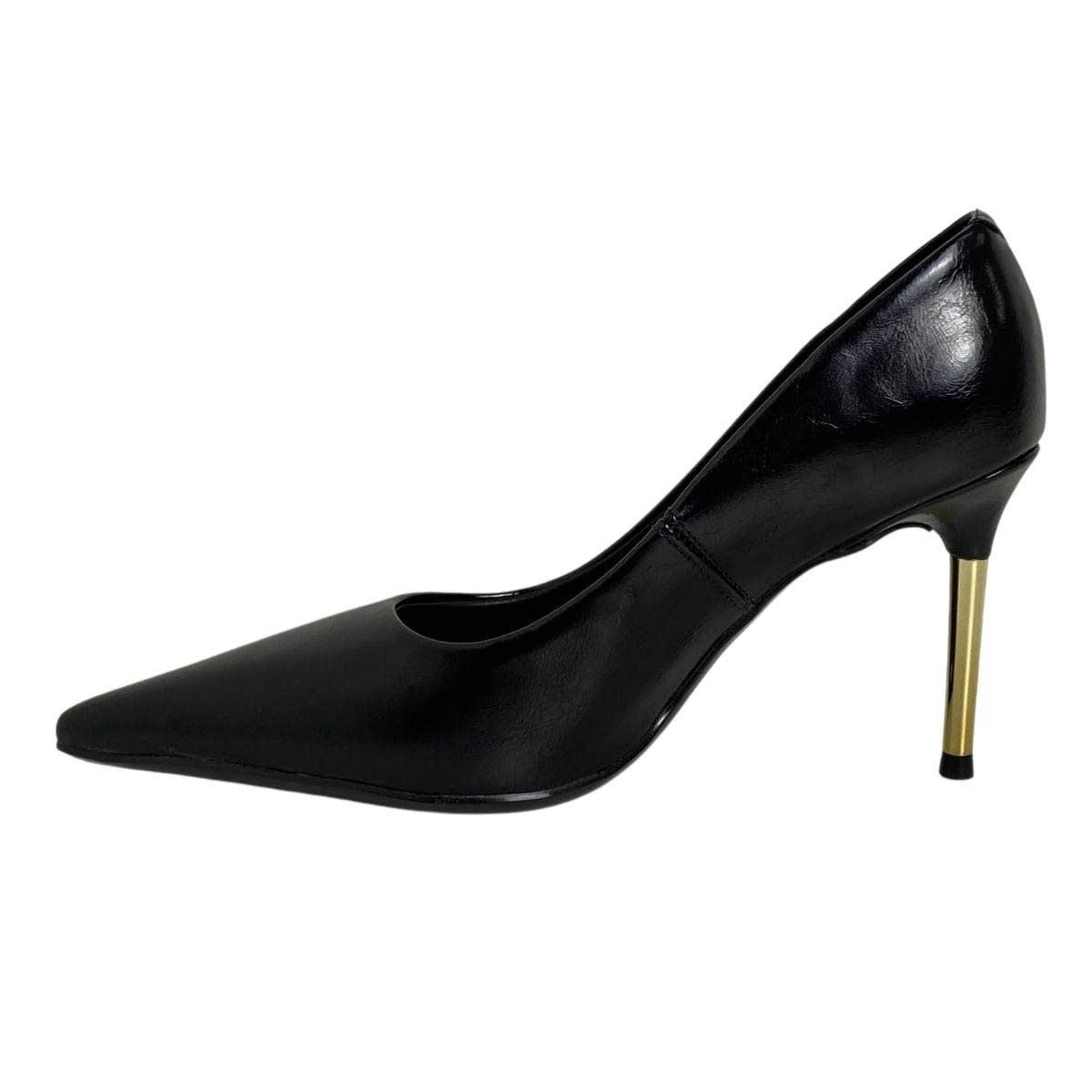 Scarpin Vizzano Feminino 1493400 Preto Preto 3