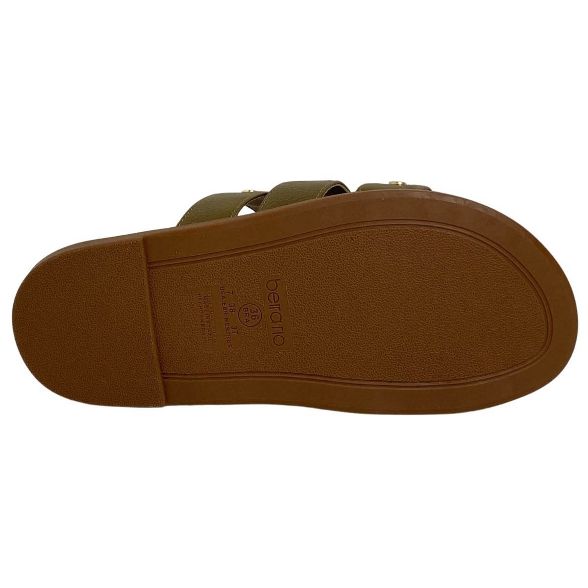 Papete Beira Rio Feminina 8578102 Verde Verde 6