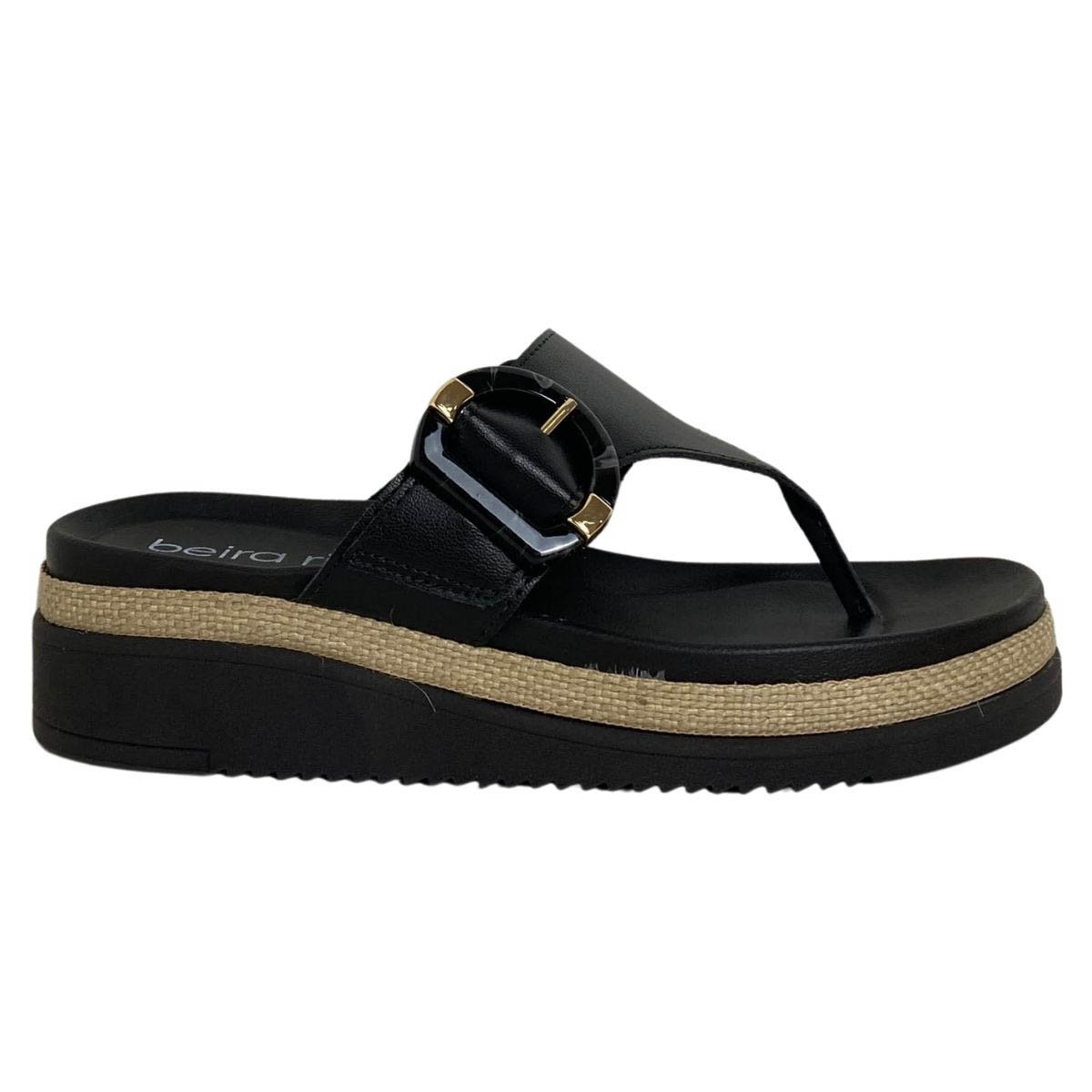Tamanco Beira Rio Feminino 8775106 Preto