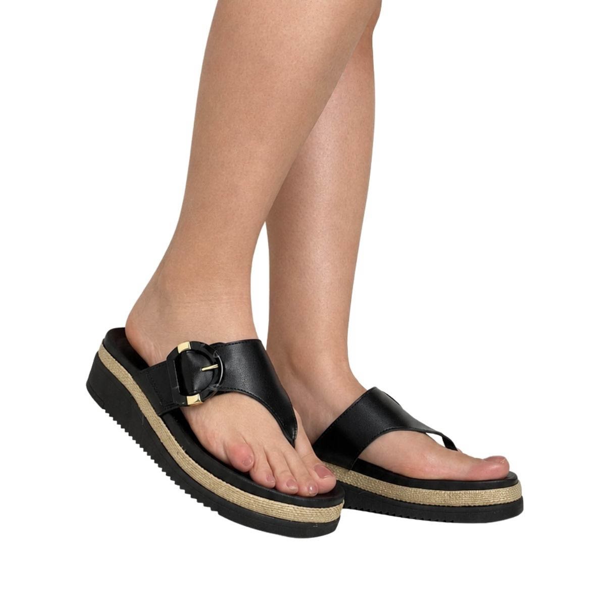 Tamanco Beira Rio Feminino 8775106 Preto Preto 2