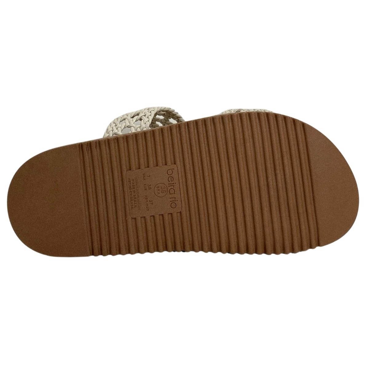 Papete Beira Rio Feminina 8523134 Off White Off White 6
