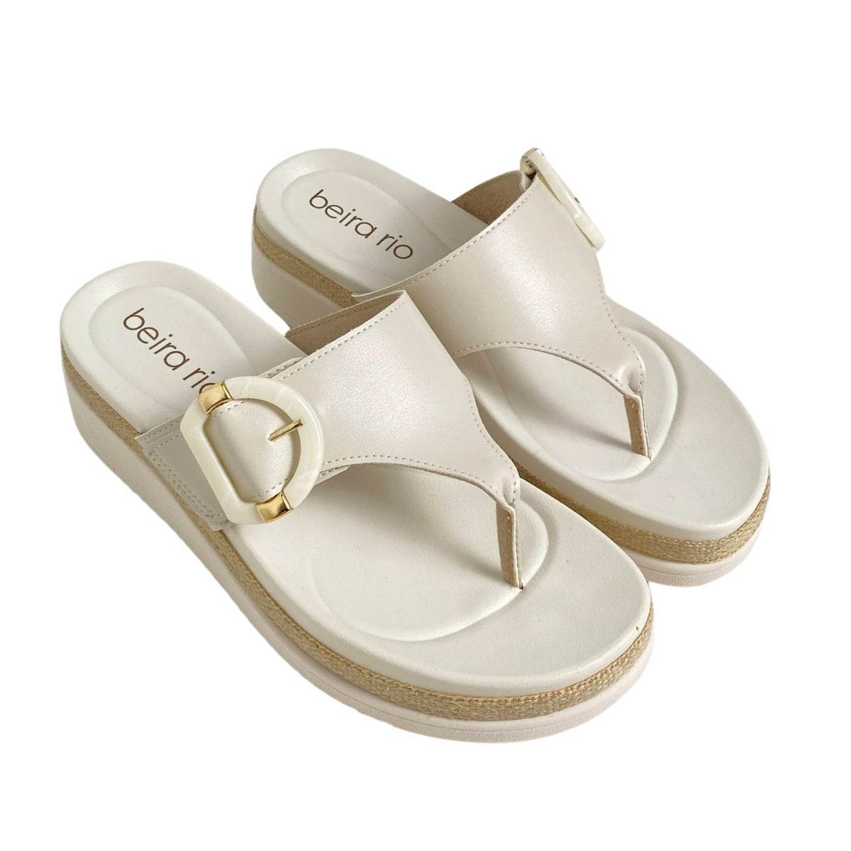 Tamanco Beira Rio Feminino 8775106 Off White Off White 4