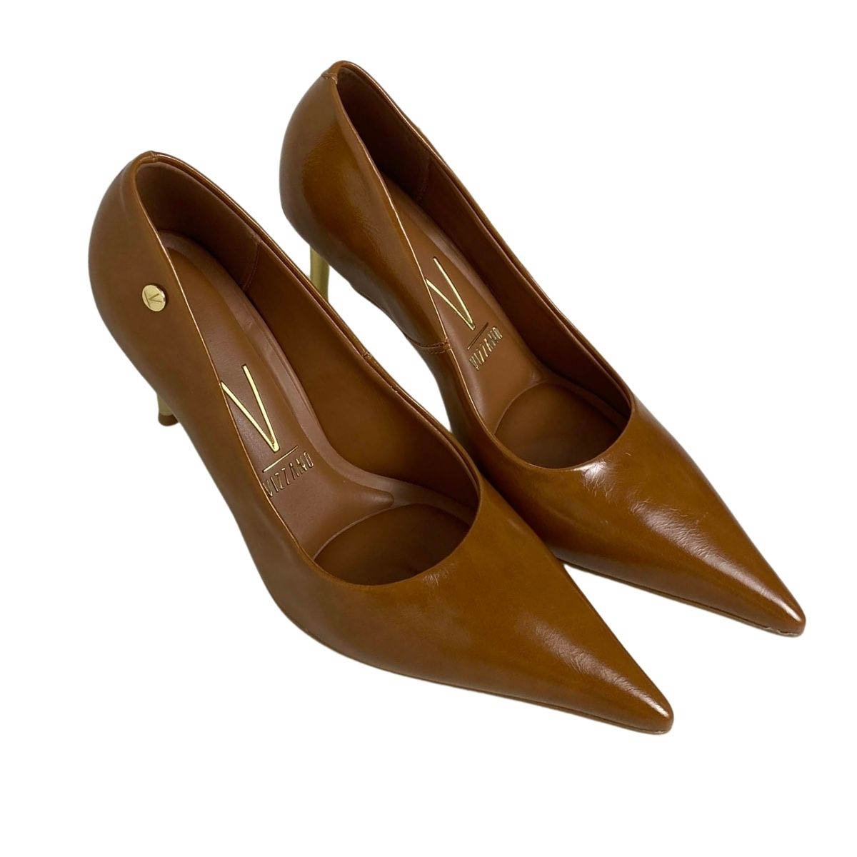 Scarpin Vizzano Feminino 1493400 Caramelo Marrom 4