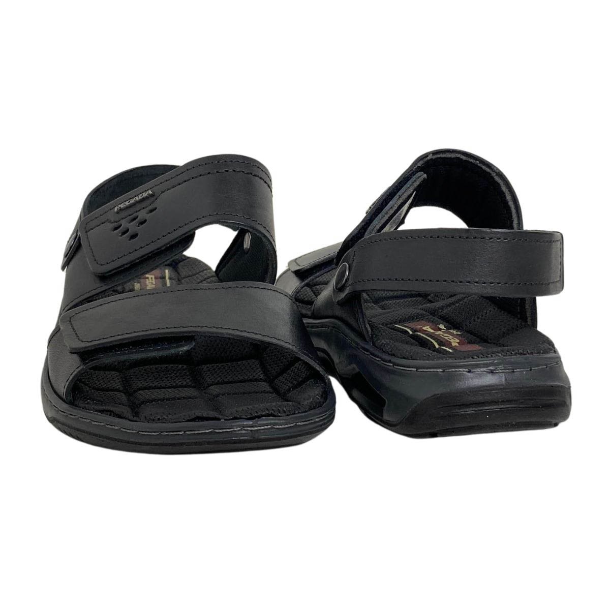 Sandália Couro Pegada Masculino 133238 Preta Preto 5