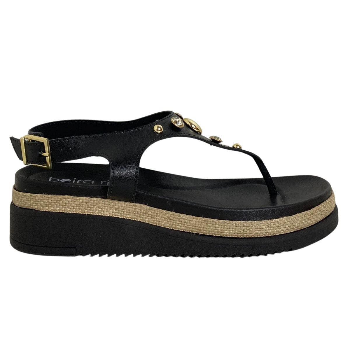 Sandália Beira Rio Feminina 8575107 Preta