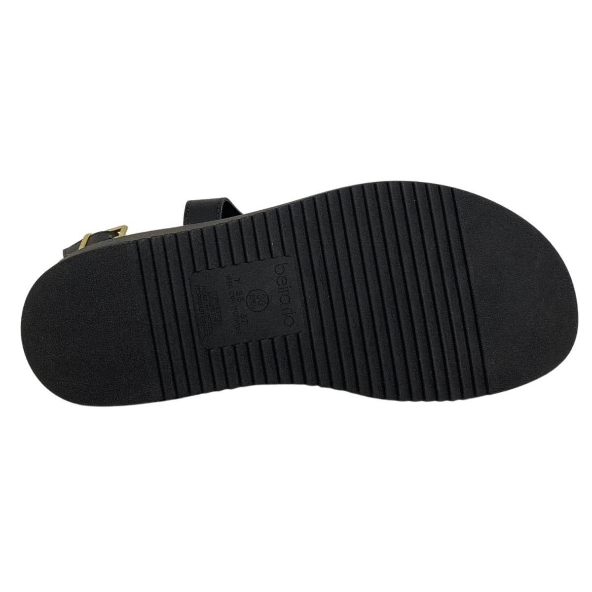 Sandália Beira Rio Feminina 8575107 Preta Preto 6