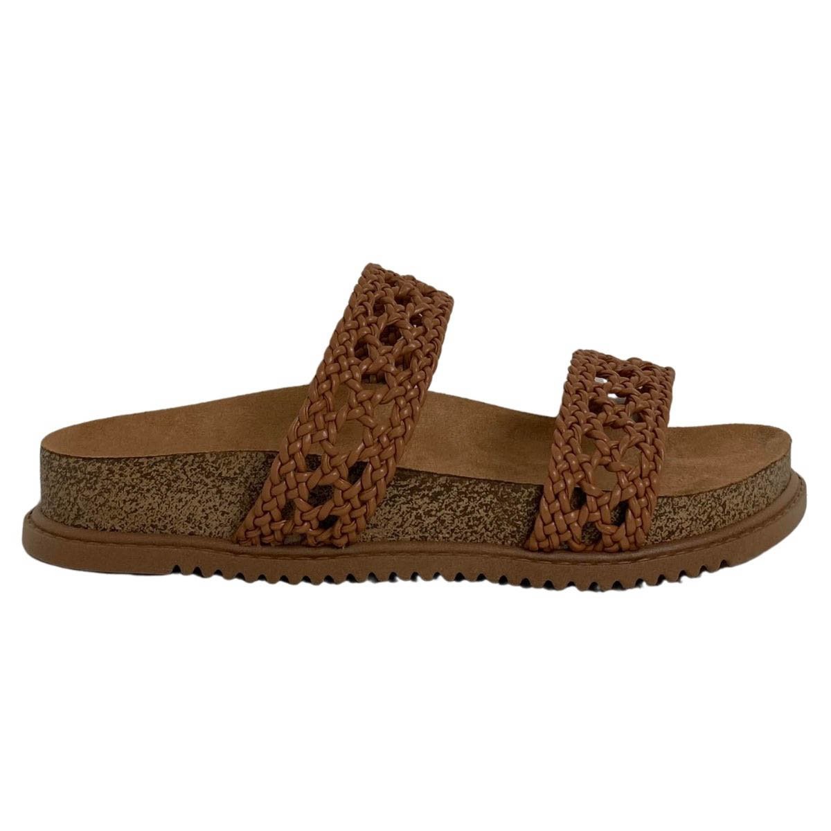 Papete Beira Rio Feminina 8523134 Caramelo