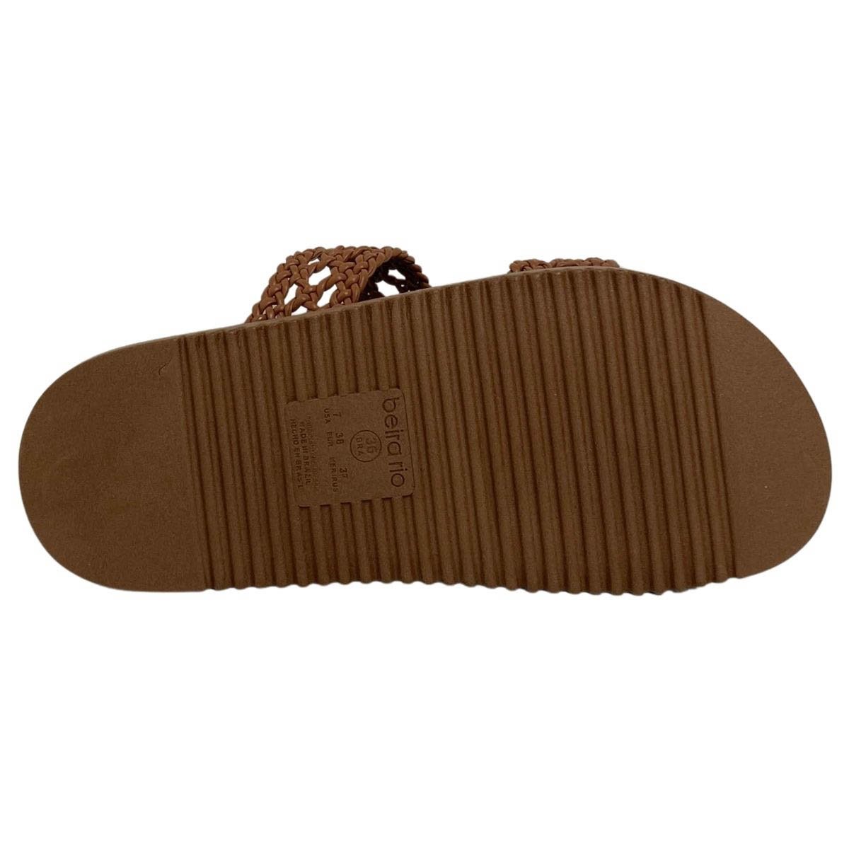 Papete Beira Rio Feminina 8523134 Caramelo Marrom 6