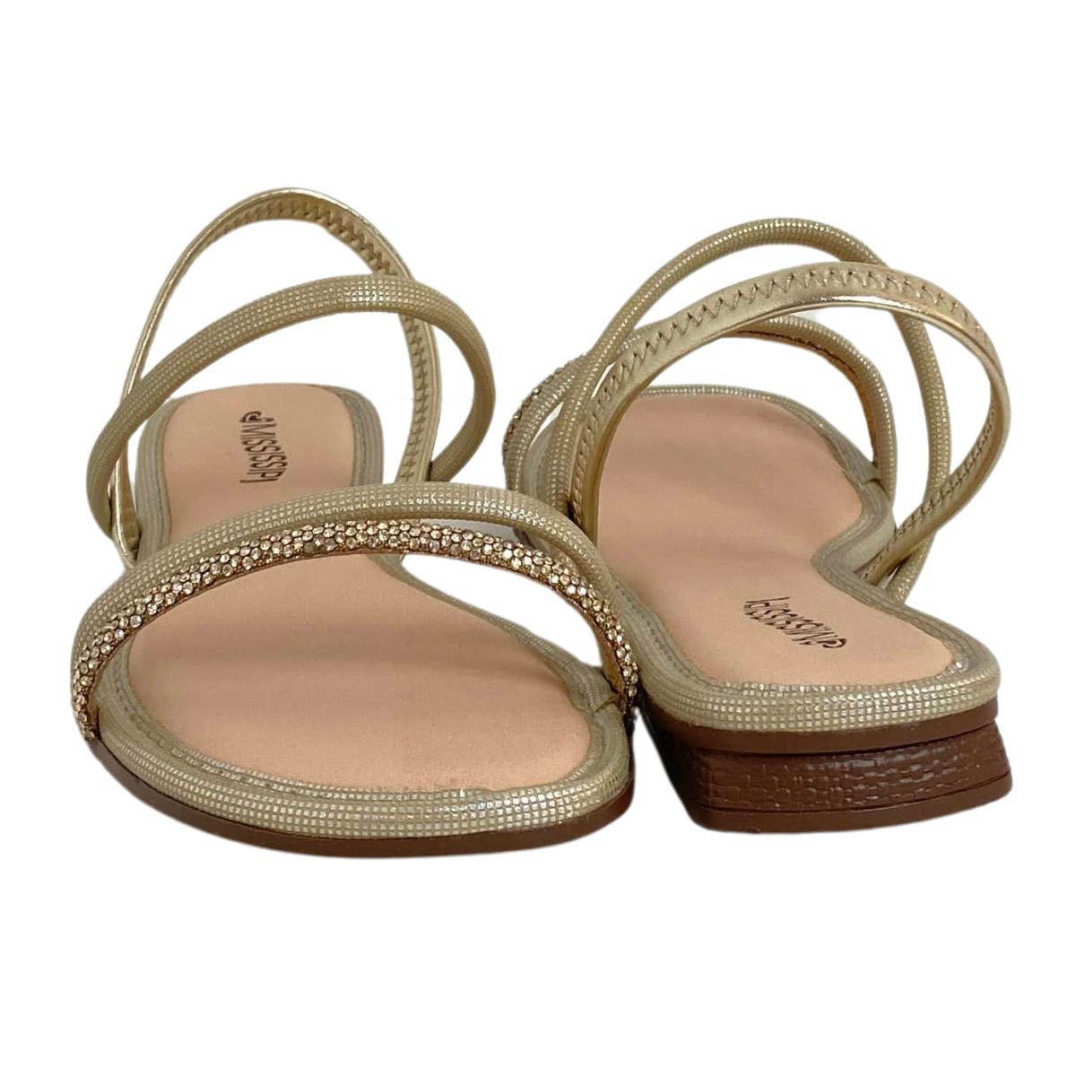 Sandália Mississipi Feminina J2781 Dourada Dourado 5