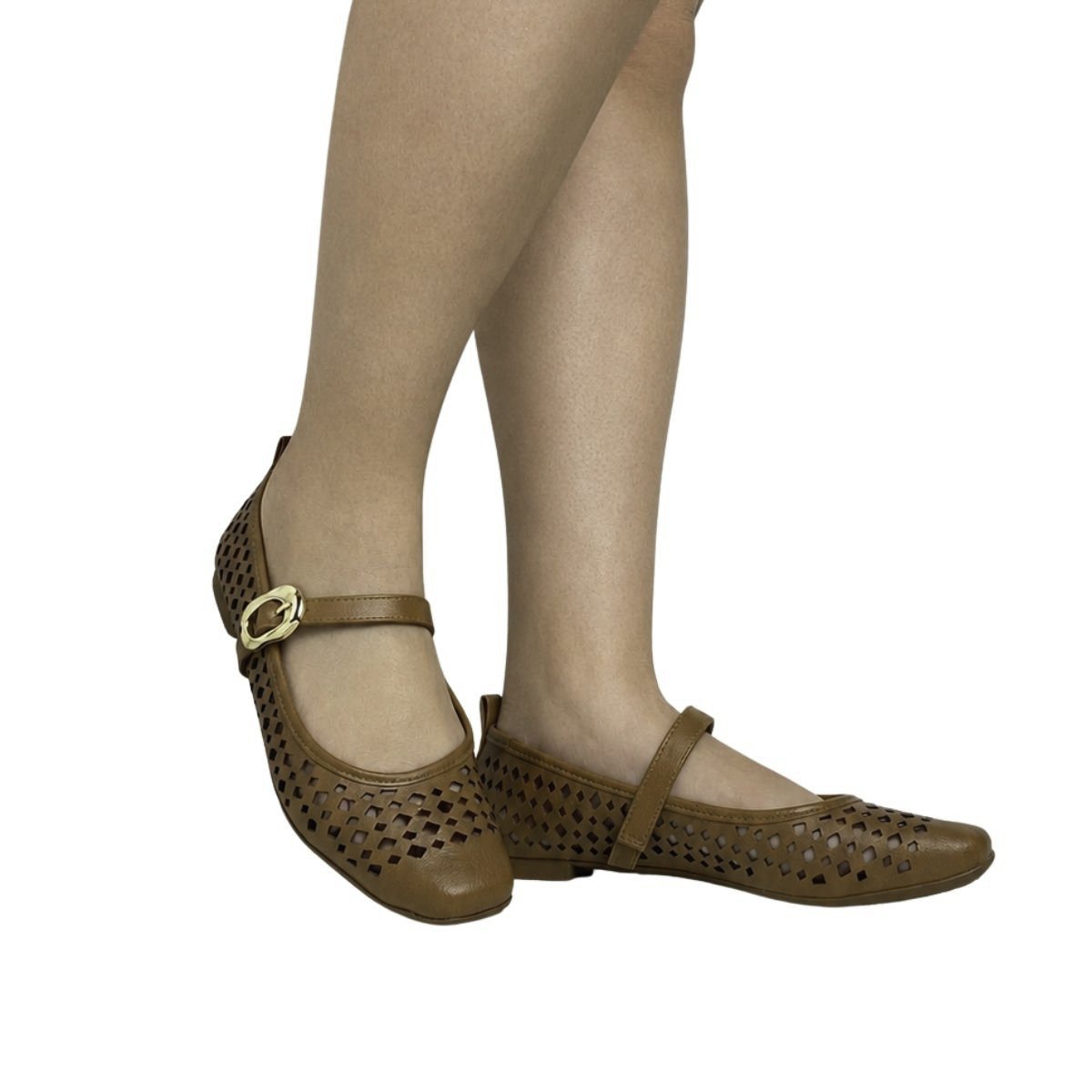 Sapatilha Boneca Beira Rio Feminina 4267313 Caramelo Marrom 2