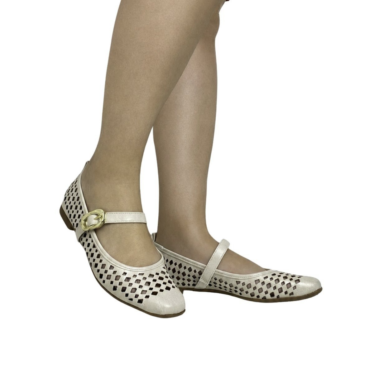Sapatilha Boneca Beira Rio Feminina 4267313 Off White Off White 2