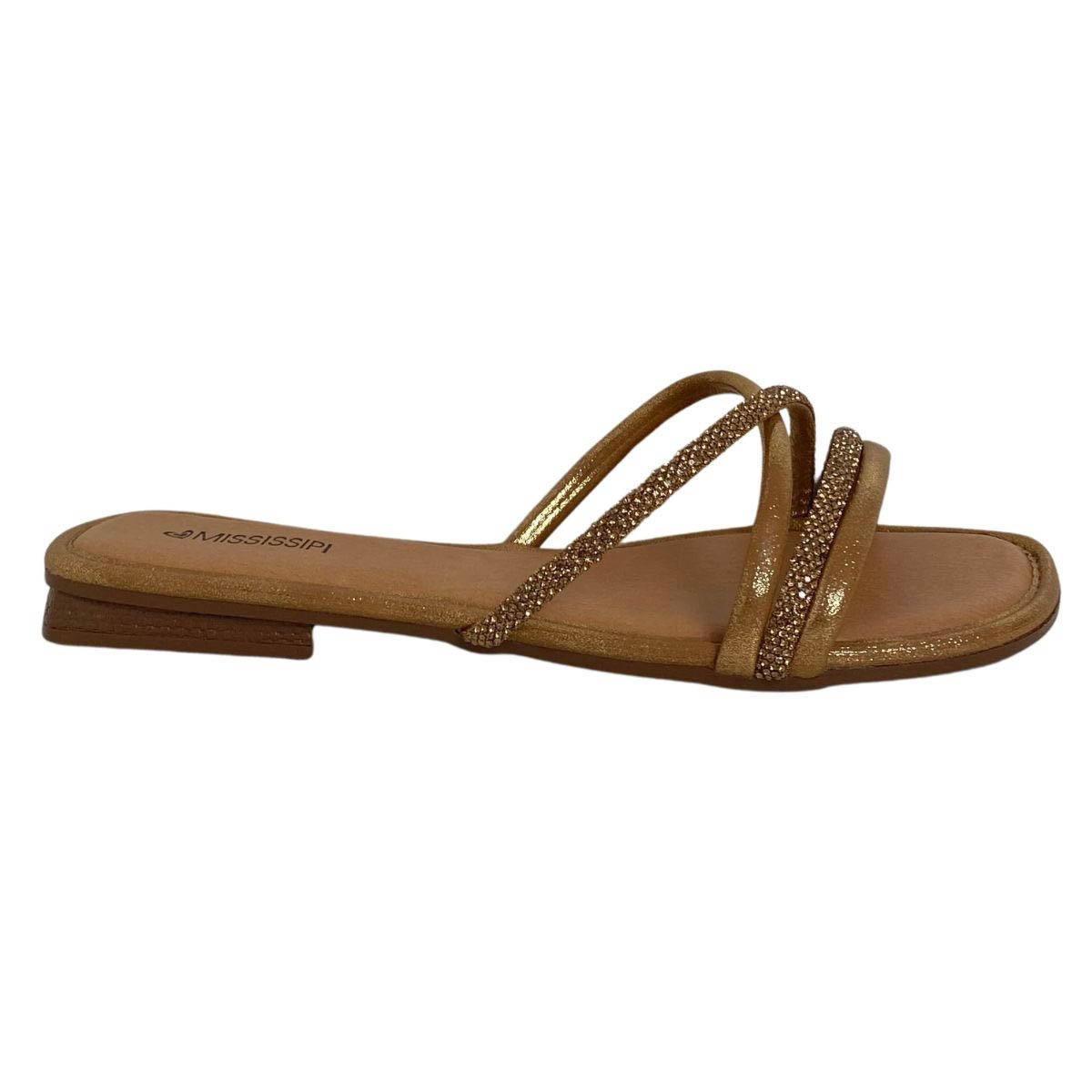 Rasteira Mississipi Feminina J2783 Bronze