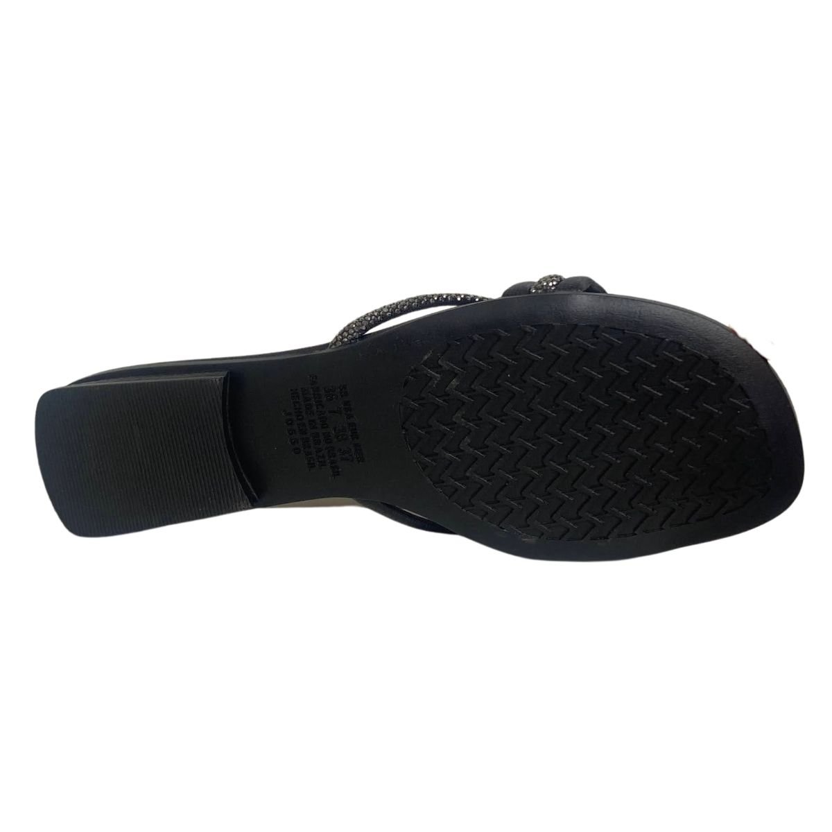 Rasteira Mississipi Feminina J2783 Preta Preto 6