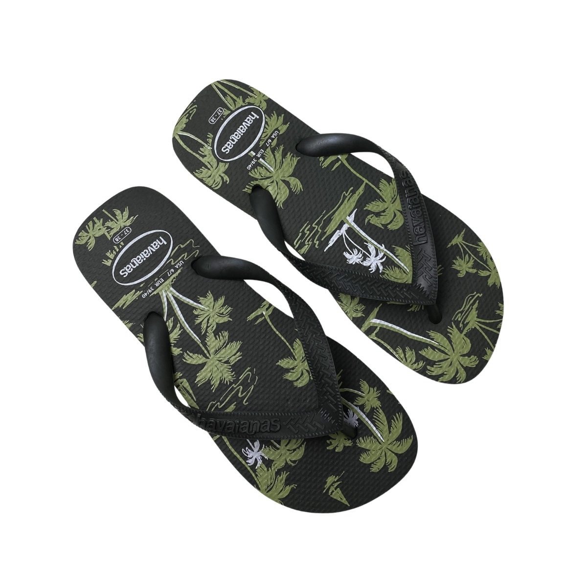 Chinelo Aloha Havaianas Masculino 4111355 Verde Escuro Verde Escuro 4