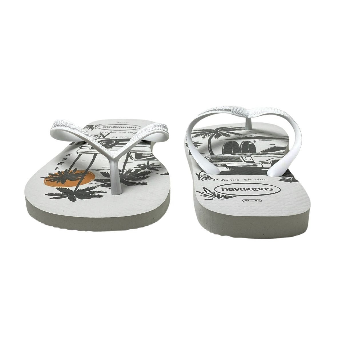 Chinelo Aloha Havaianas Masculino 4111355 Branco Branco 5