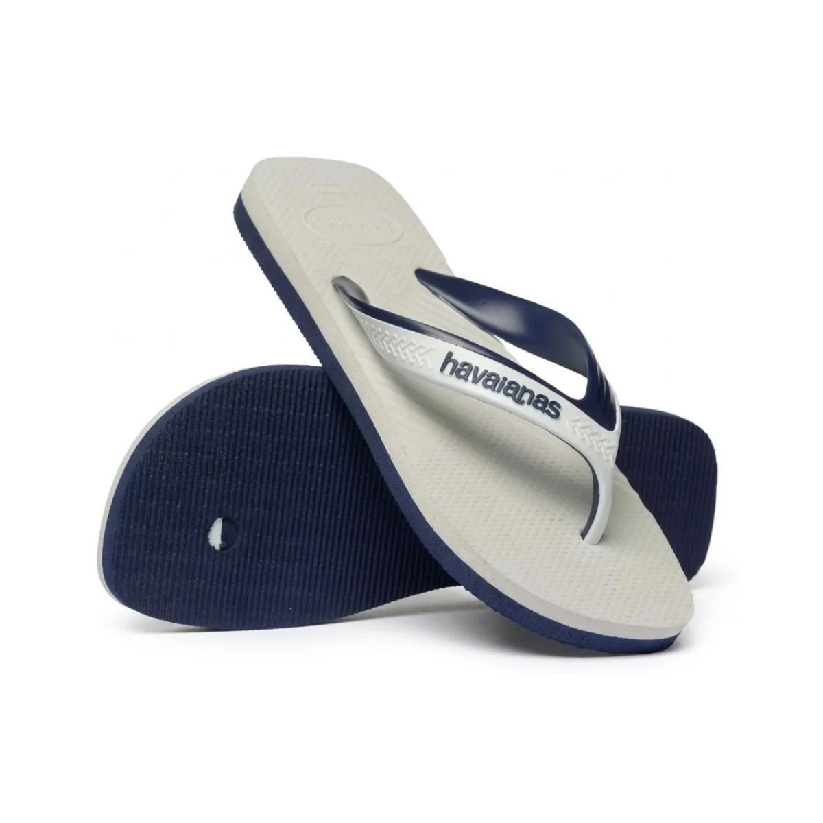 Chinelo Dual Havaianas Masculino 4145602 Branco/Marinho Branco 4