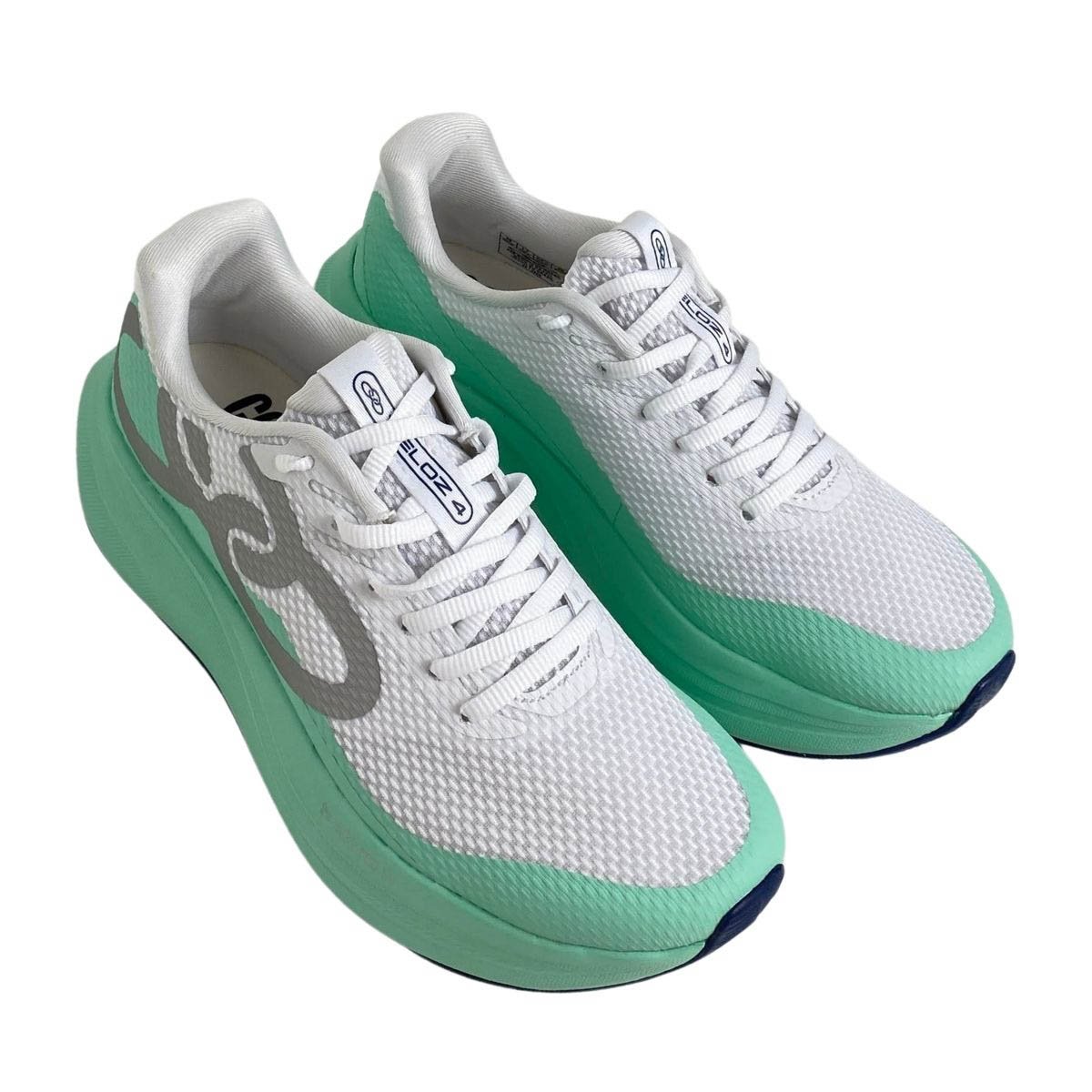 Tênis Veloz 4 Olympikus Feminino VELOZ4F Branco/Verde Branco 4