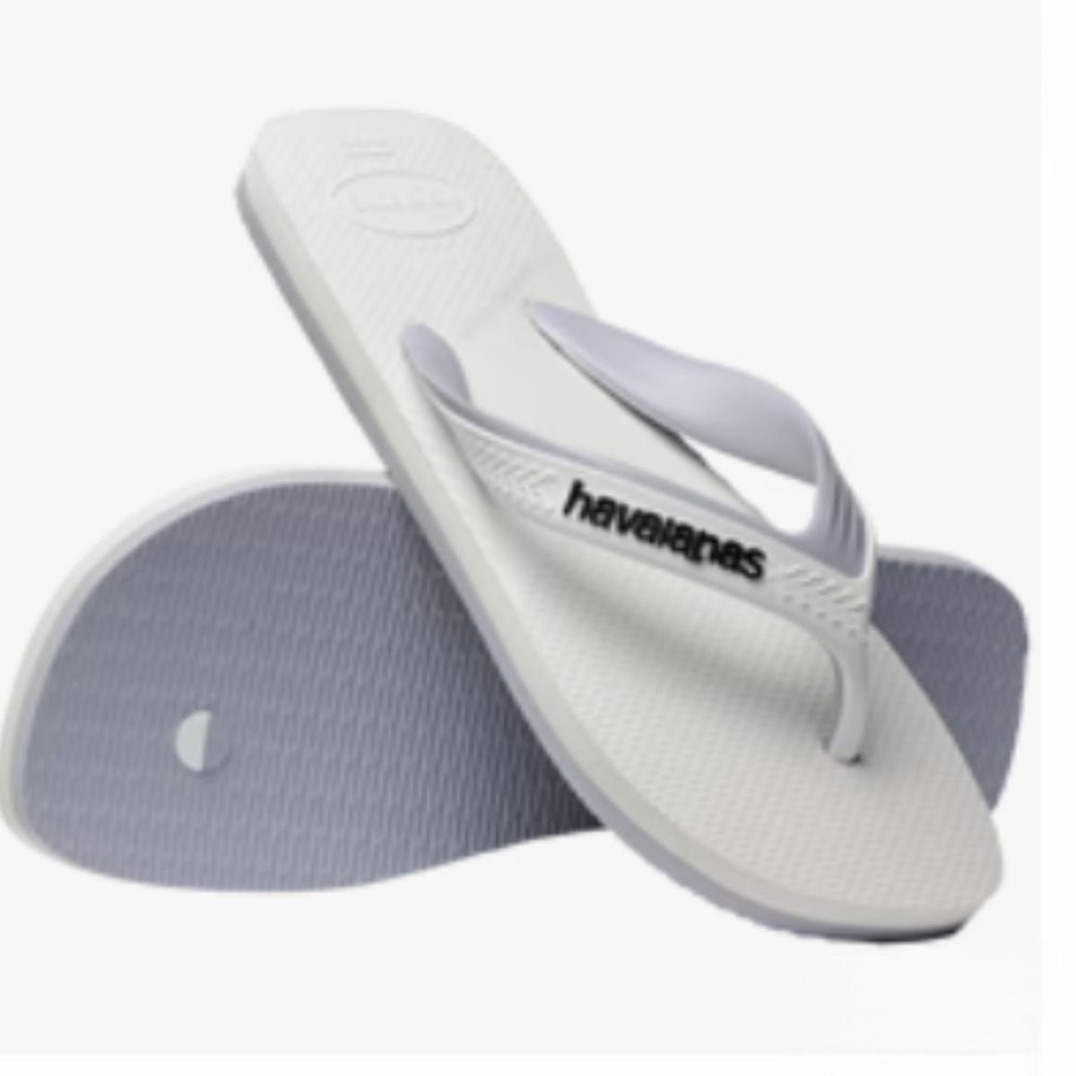 Chinelo Dual Havaianas Masculino 4145602 Branco/Cinza Branco 4