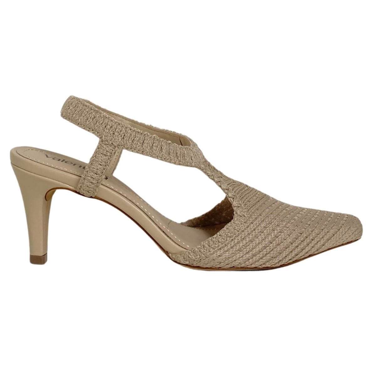 Slingback Valentina Feminino 434009 Marfim