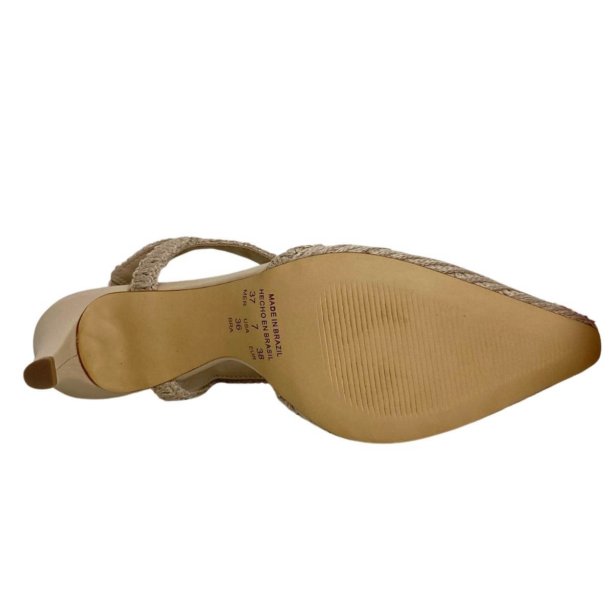 Slingback Valentina Feminino 434009 Marfim Branco 6