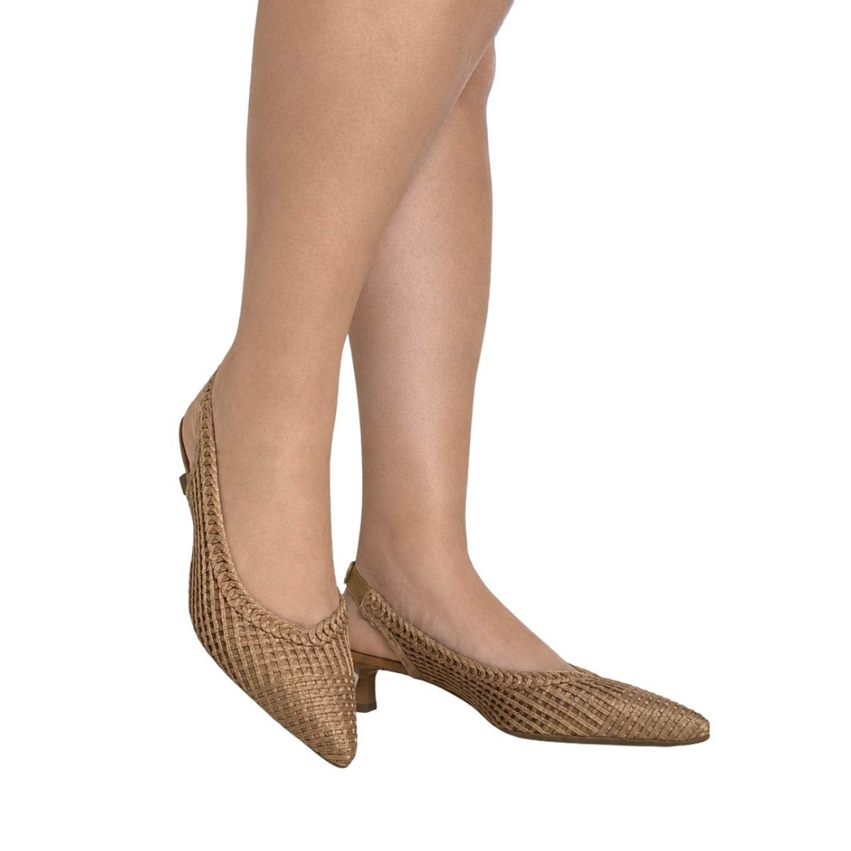 Slingback Valentina Feminino 376006 Nude Bege 2