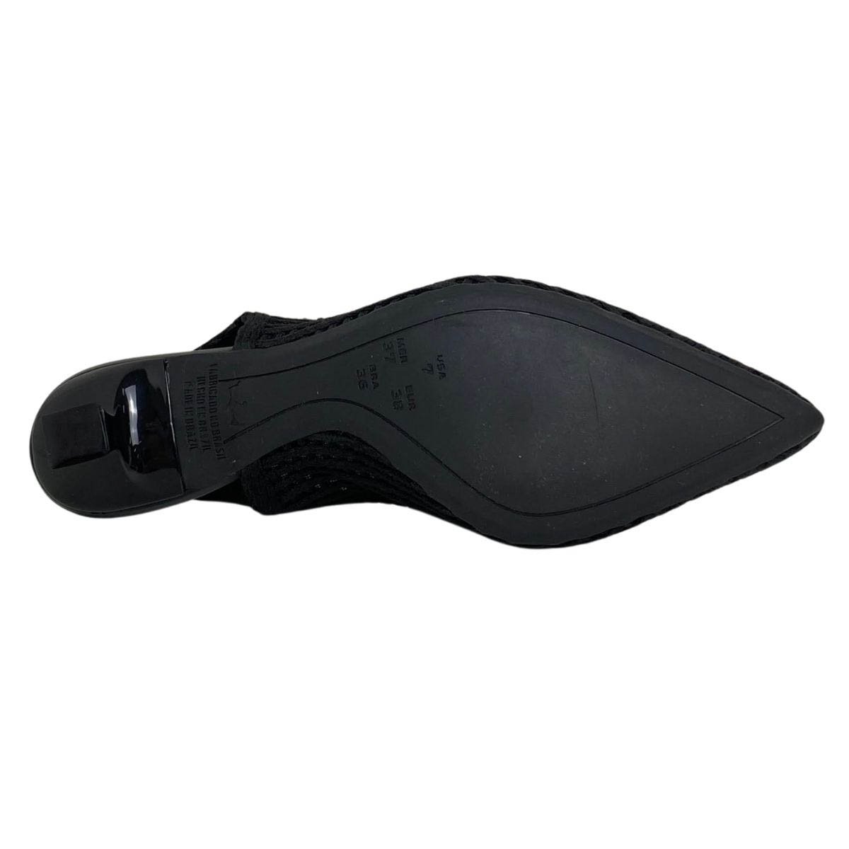 Slingback Valentina Feminino 376006 Preto Preto 6