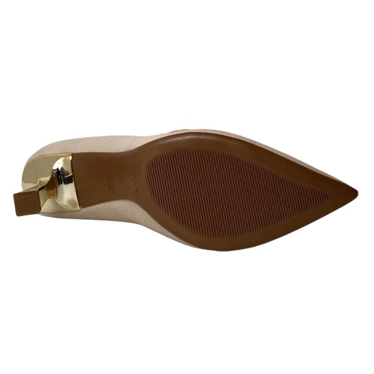 Scarpin Bebecê Feminino T7041756 Creme Branco 6