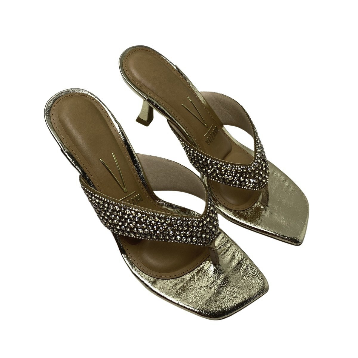 Tamanco Vizzano Feminino 6536221 Dourado Dourado 4