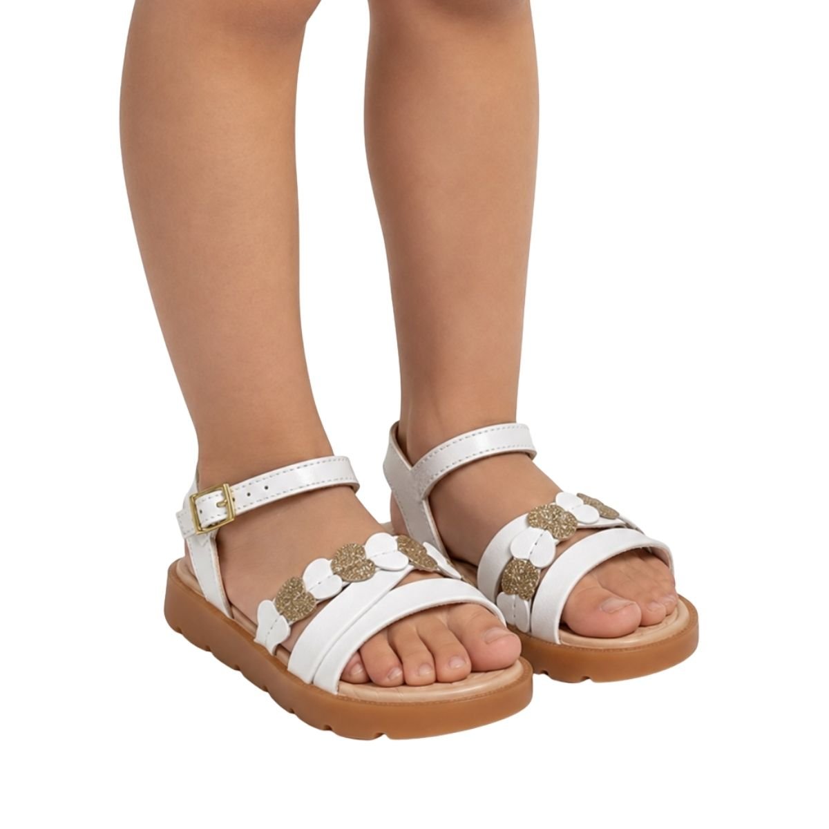 Sandália Molekinha Infantil Menina 2741205 Branca Branco 2