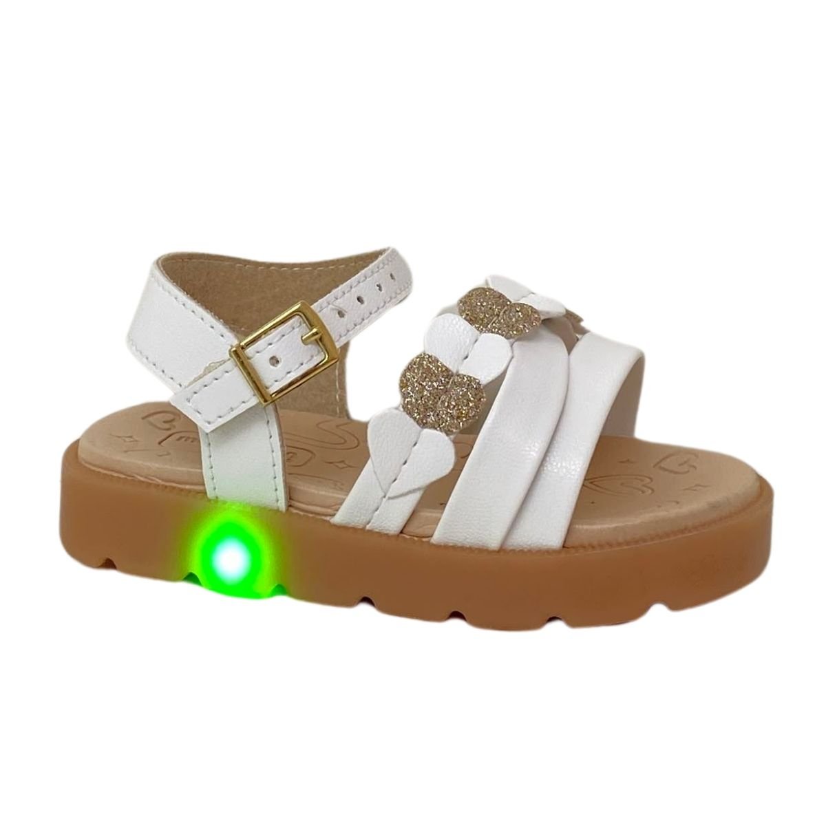 Sandália Molekinha Infantil Menina 2741205 Branca Branco 3