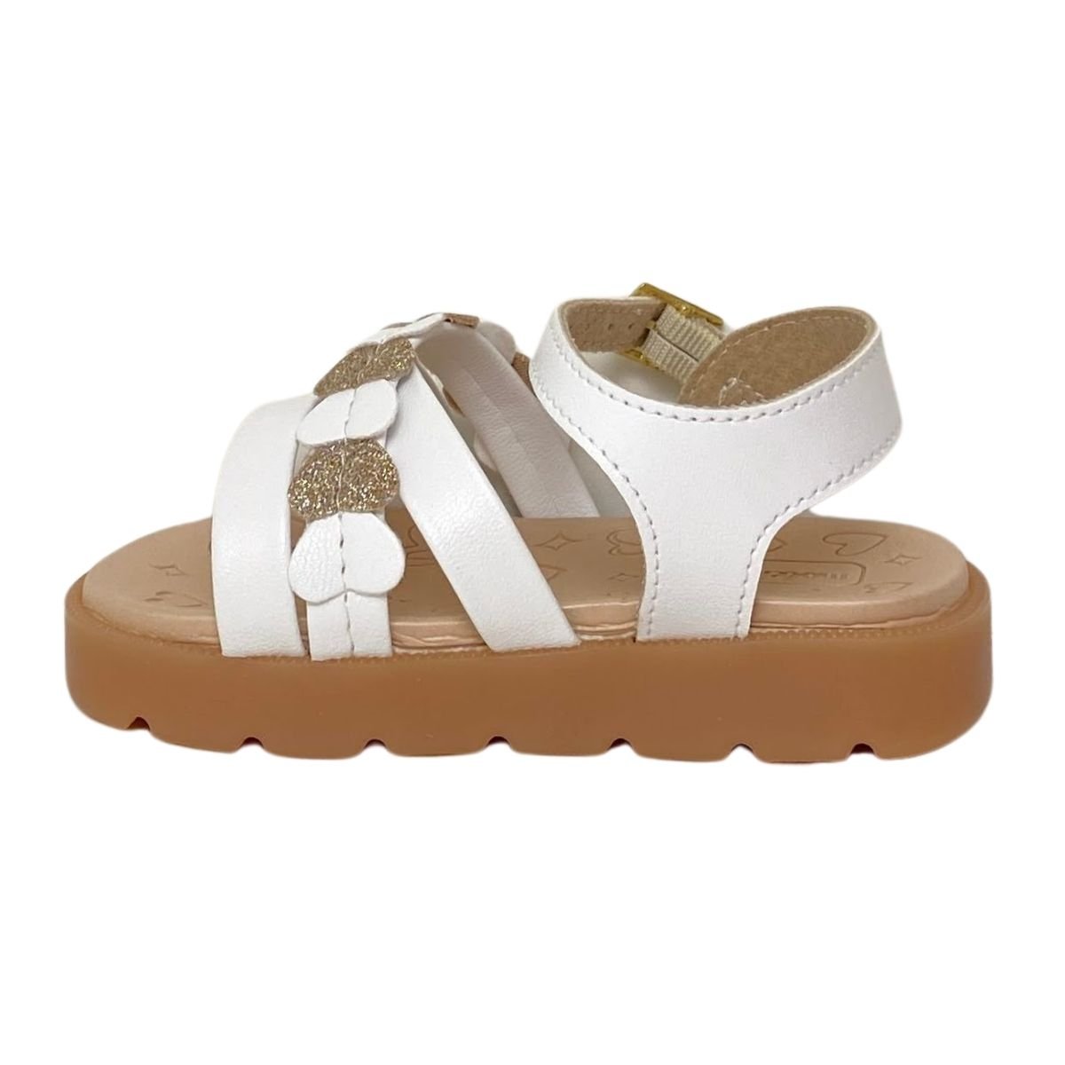 Sandália Molekinha Infantil Menina 2741205 Branca Branco 4