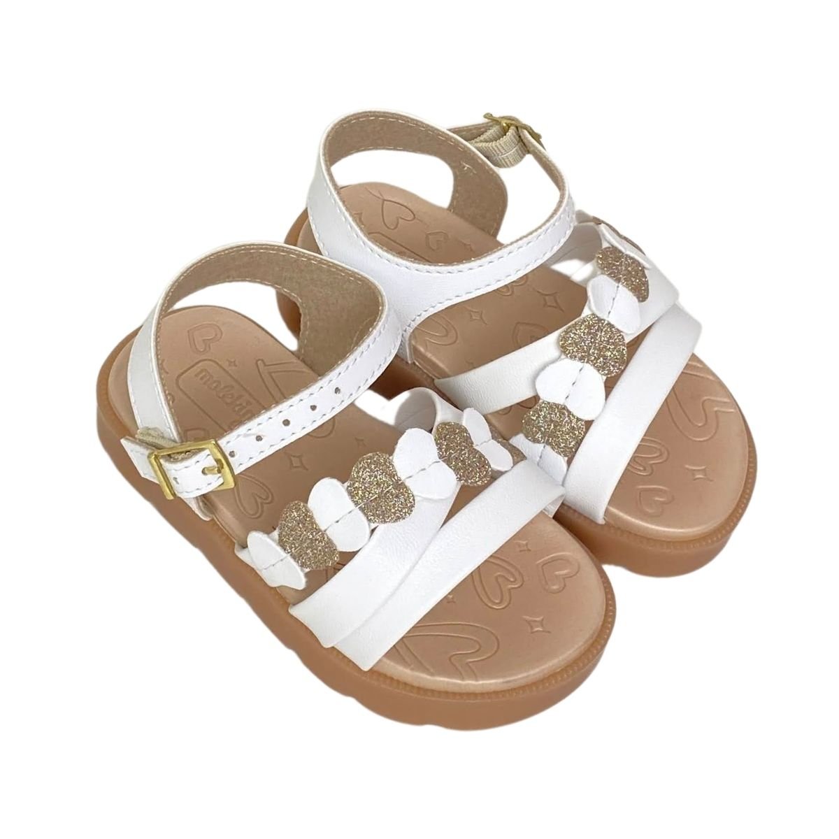 Sandália Molekinha Infantil Menina 2741205 Branca Branco 5