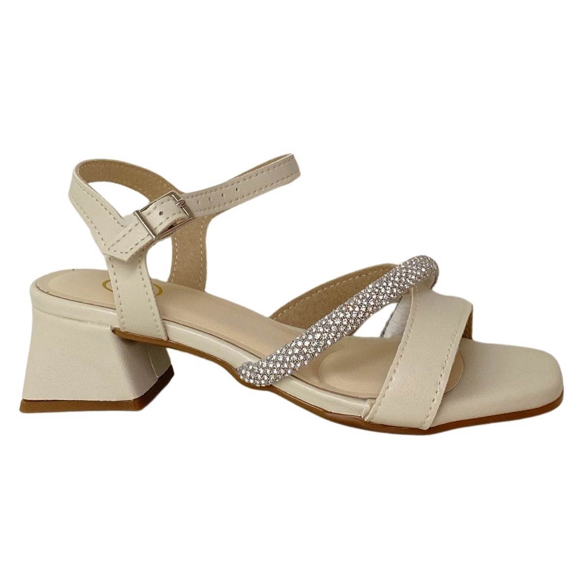 Sandália Molekinha Infantil Menina 2347137 Off White