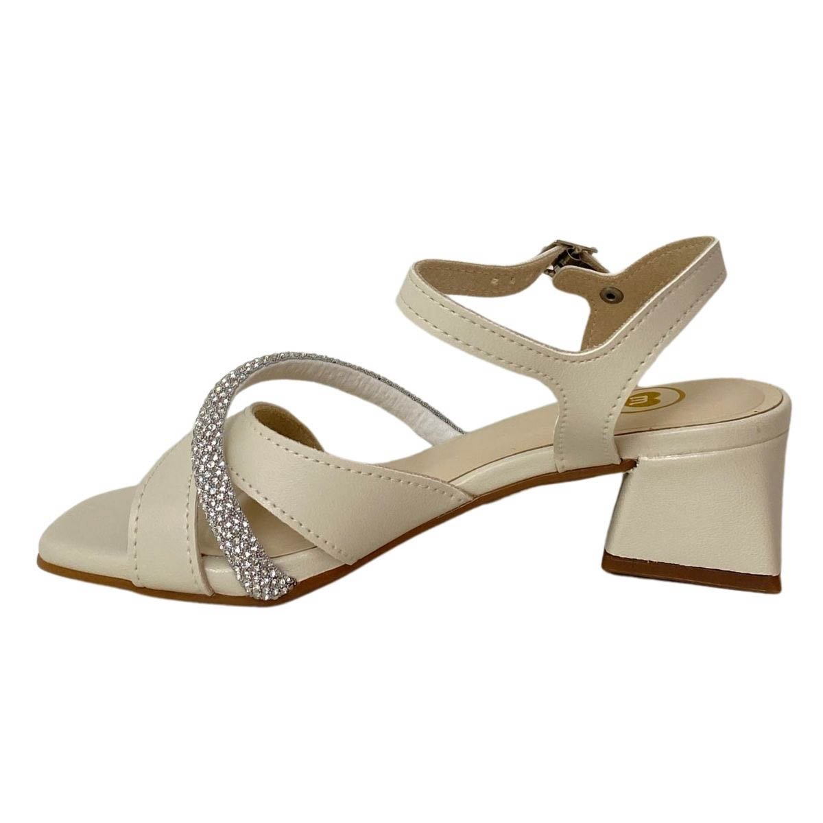 Sandália Molekinha Infantil Menina 2347137 Off White Off White 3