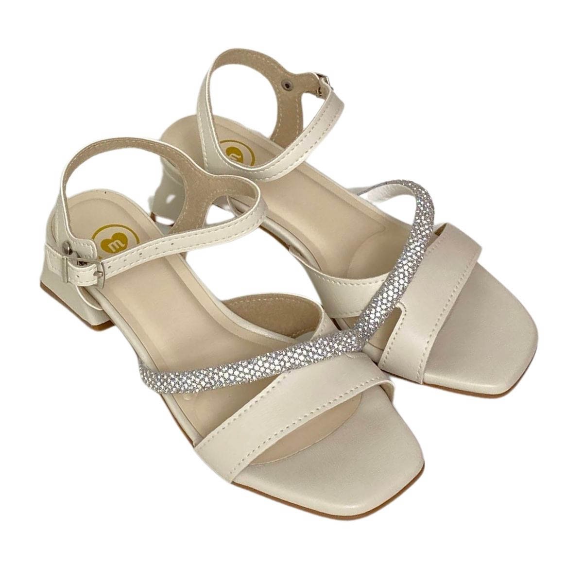Sandália Molekinha Infantil Menina 2347137 Off White Off White 4
