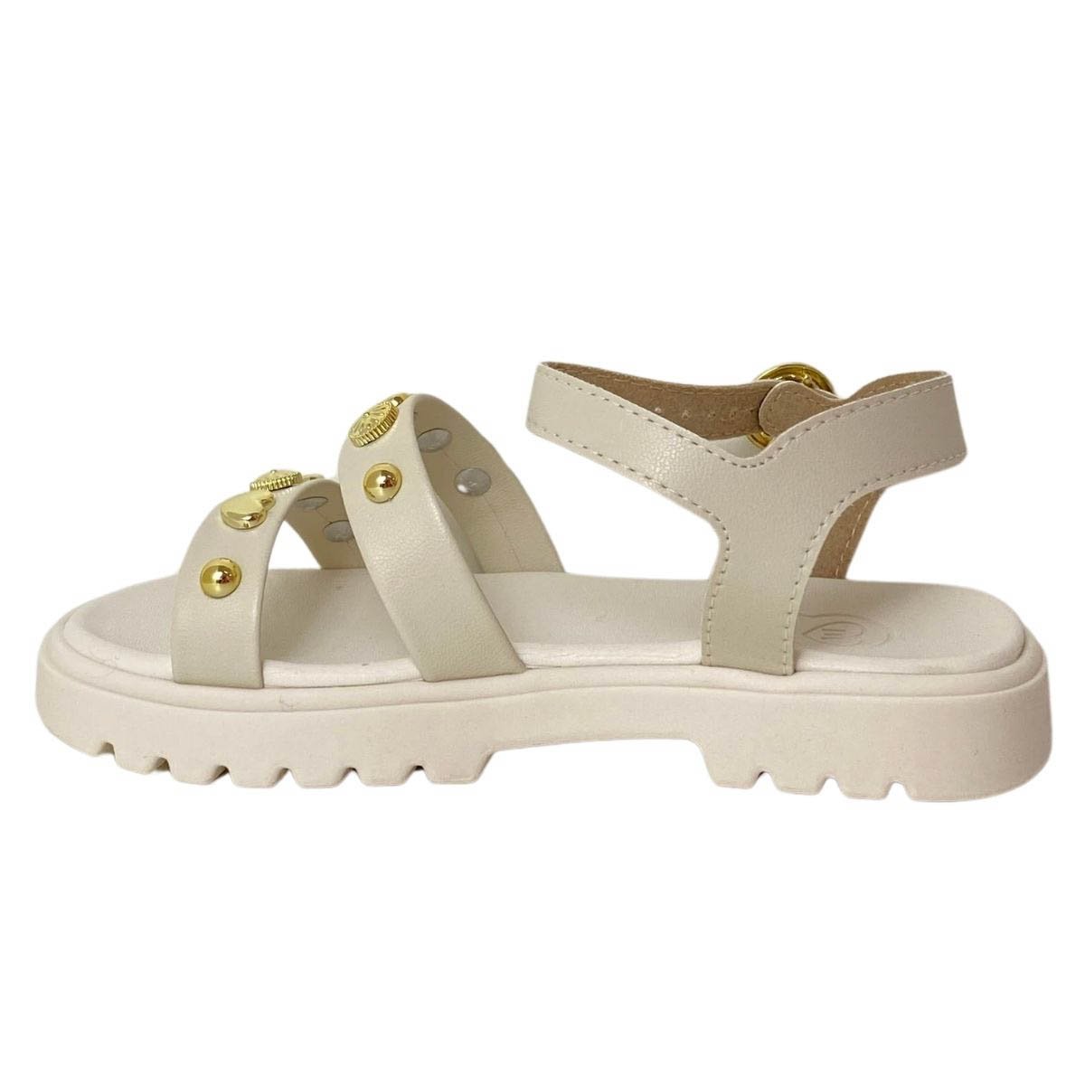 Sandália Molekinha Infantil Menina 2344142 Off White Off White 3