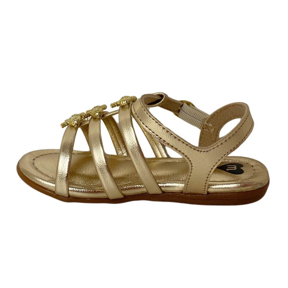 Sandália Molekinha Infantil Menina 2114294 Dourada Dourado 3