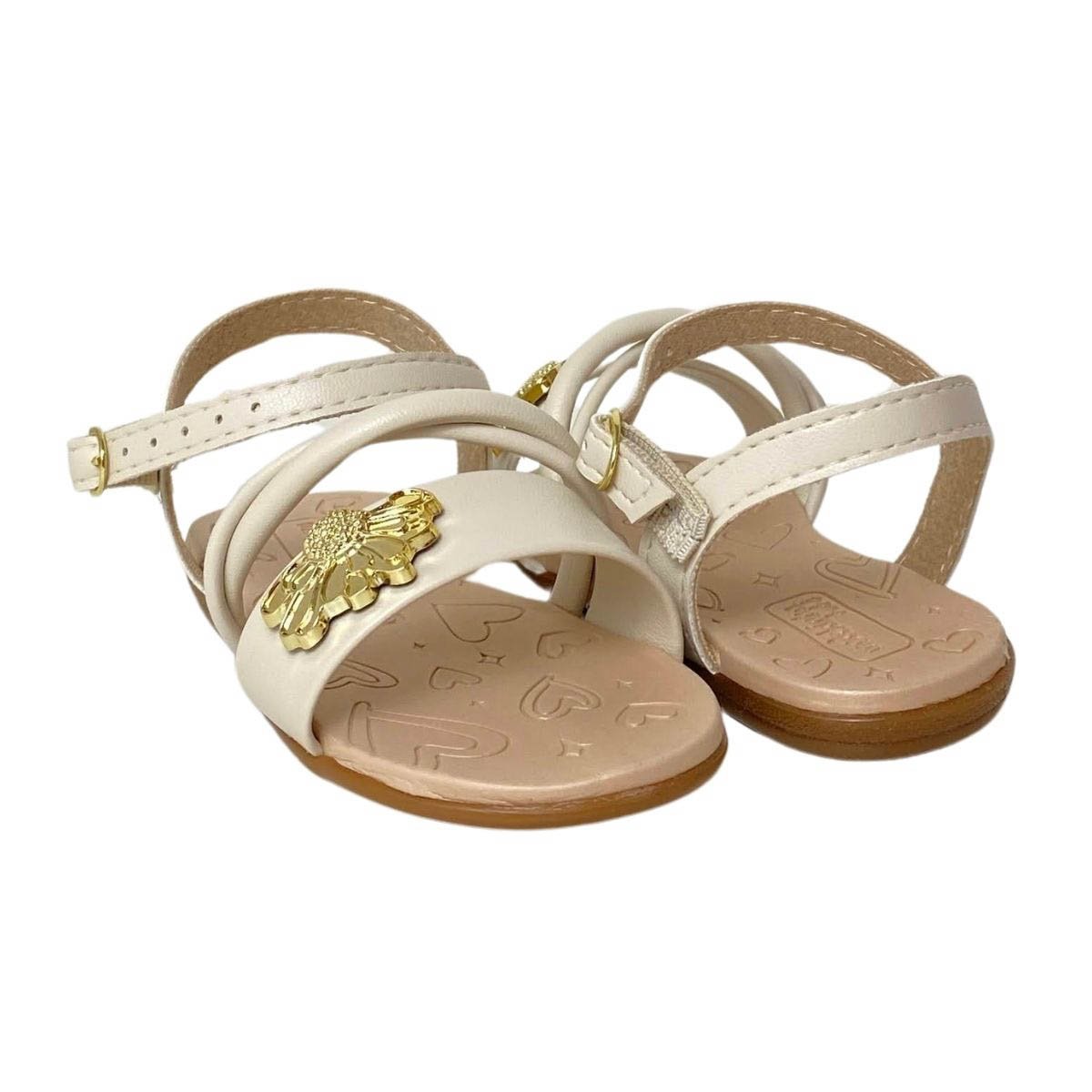 Sandália Molekinha Infantil Menina 2743108 Creme Branco 5